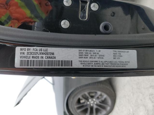 2C3CDZFJXNH207296 Dodge Challenger R/t Scat Pack