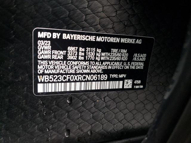 WB523CF0XRCN06189 BMW Ix Xdrive50