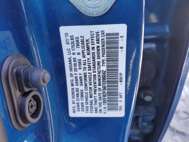 19XFB2F56FE096042 Honda Civic Lx