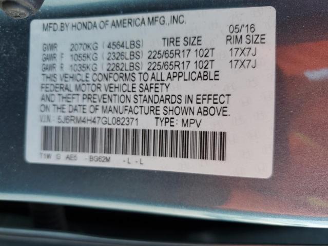 5J6RM4H47GL082371 Honda CR-V SE
