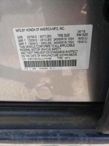 5J8YD4H32JL019194 Acura MDX