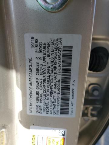 1HGCV1F19LA004164 Honda ACCORD LX