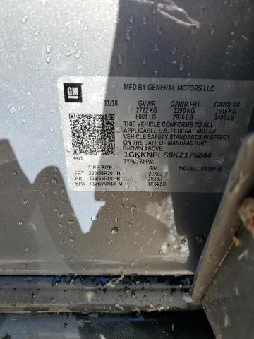 1GKKNPLS8KZ175244 GMC Acadia Denali