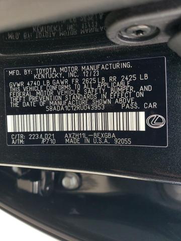 58ADA1C12RU043953 Lexus Es 300h Base