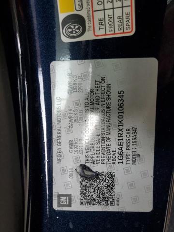 1G6AE1RX1K0106345 Cadillac ATS