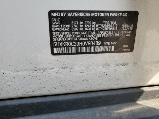 5UXKR0C39H0V80489 BMW X5 Xdrive35i