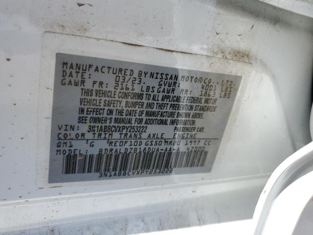 3N1AB8CVXPY253222 Nissan SENTRA SV