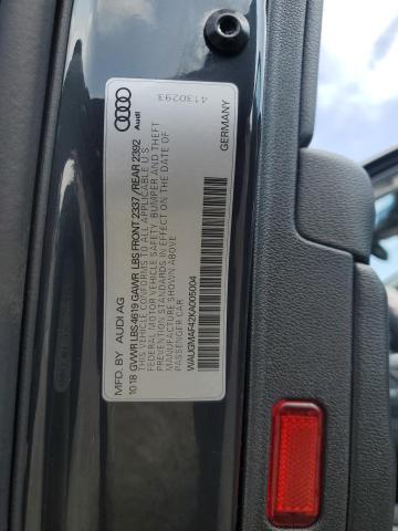 WAUGMAF42KA005004 Audi A4 PREMIUM