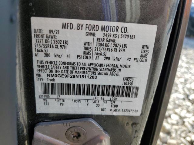 NM0GE9F29N1511203 Ford Transit Connect Xlt