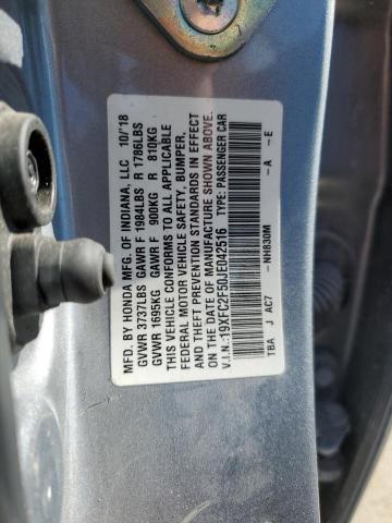 19XFC2F50JE042516 Honda Civic Lx