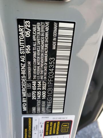 W1KEG1CB1PF034353 Mercedes-Benz Eqe Sedan 350 4matic