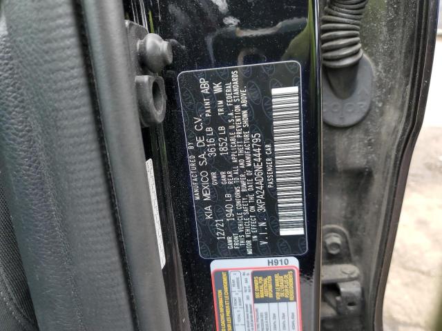 3KPA24AD6NE444795 KIA RIO LX