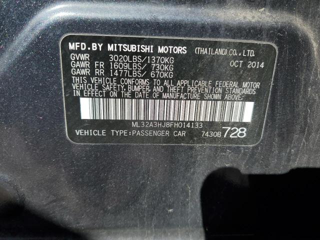 ML32A3HJ8FH014133 Mitsubishi MIRAGE DE