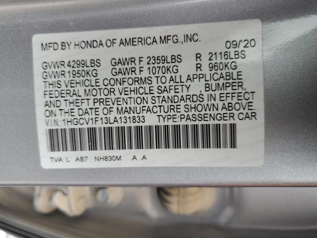 1HGCV1F13LA131833 Honda ACCORD LX