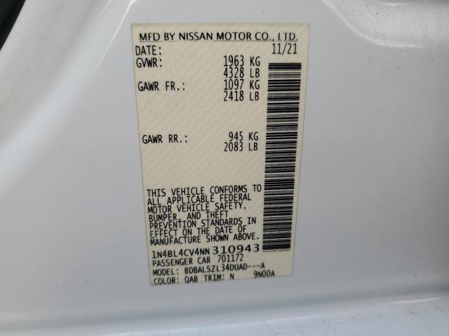 1N4BL4CV4NN310943 Nissan ALTIMA SR