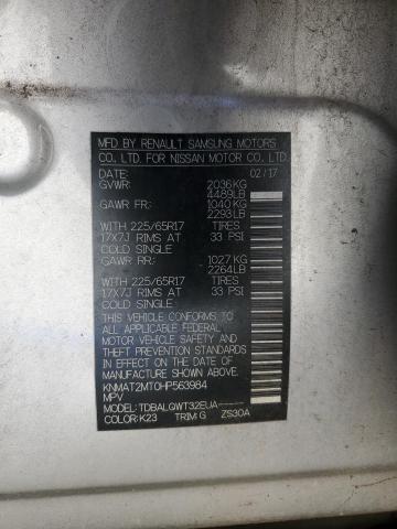 KNMAT2MT0HP563984 Nissan ROGUE S