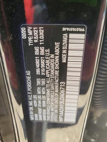 WP1AA2AY3LDA06713 Porsche Cayenne