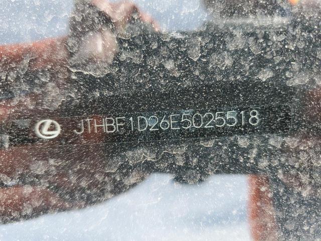 JTHBF1D26E5025518 Lexus IS 250