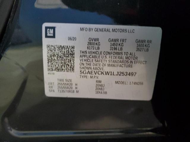 5GAEVCKW1LJ253497 Buick Enclave Avenir