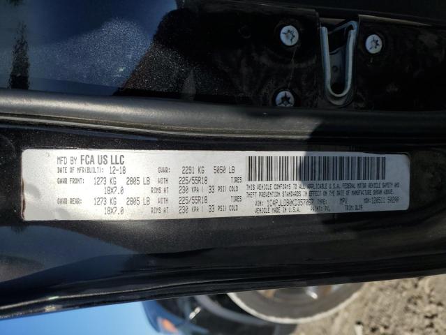 1C4PJLDB0KD357067 Jeep Cherokee Limited