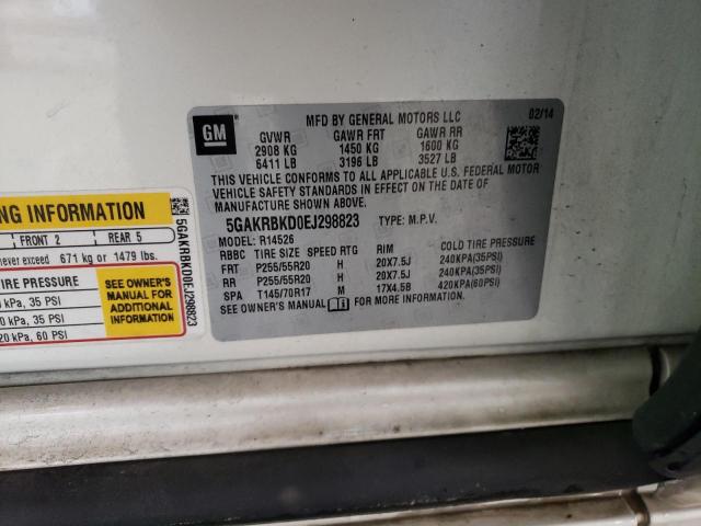 5GAKRBKD0EJ298823 Buick Enclave