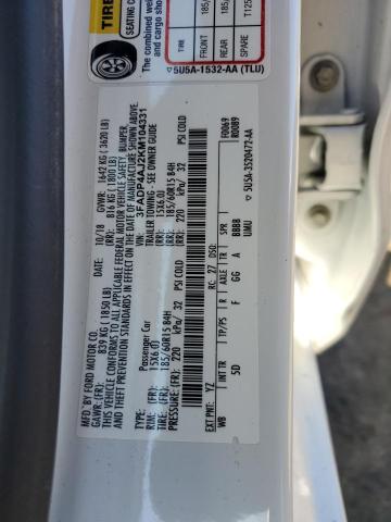 3FADP4AJ2KM104331 Ford FIESTA S