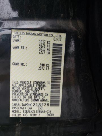 1N4AL3AP0HC218528 Nissan ALTIMA 2.5