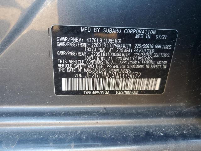 JF2GTHMCXM8379672 Subaru Crosstrek Limited