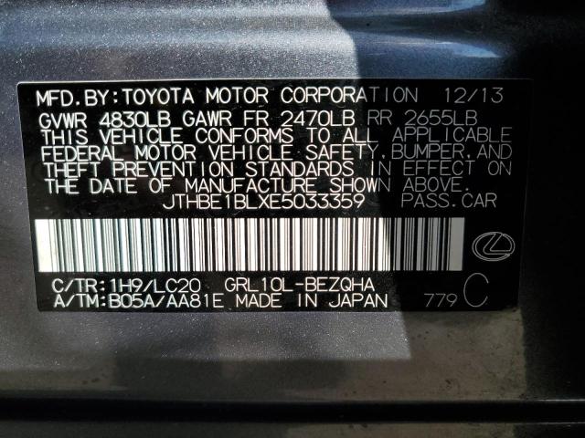 JTHBE1BLXE5033359 Lexus GS 350