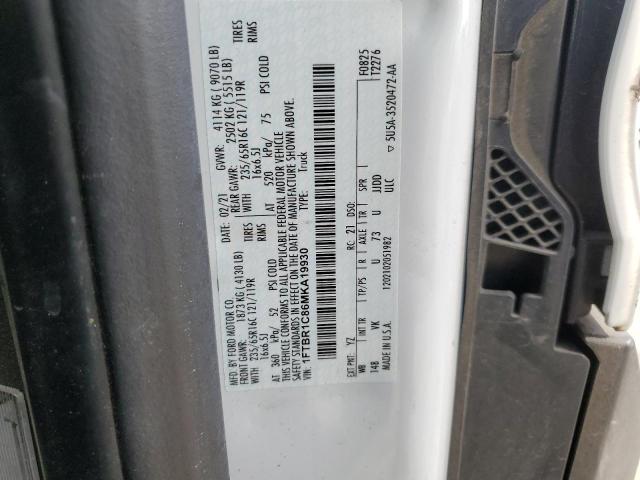 1FTBR1C86MKA19930 Ford Transit T-250