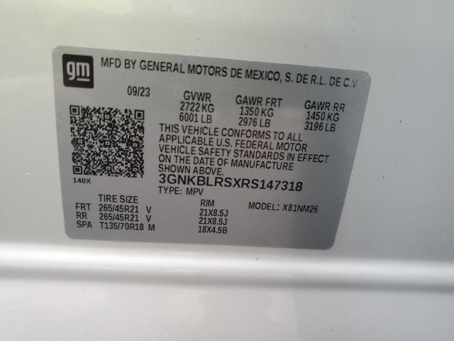 3GNKBLRSXRS147318 Chevrolet Blazer Premier