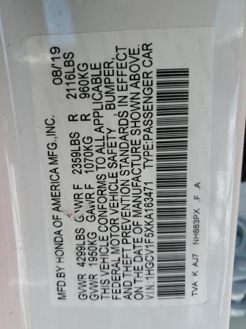 1HGCV1F5XKA163471 Honda ACCORD EXL