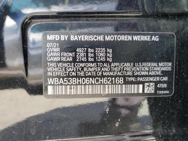 WBA53BH06NCH62168 BMW 530 I