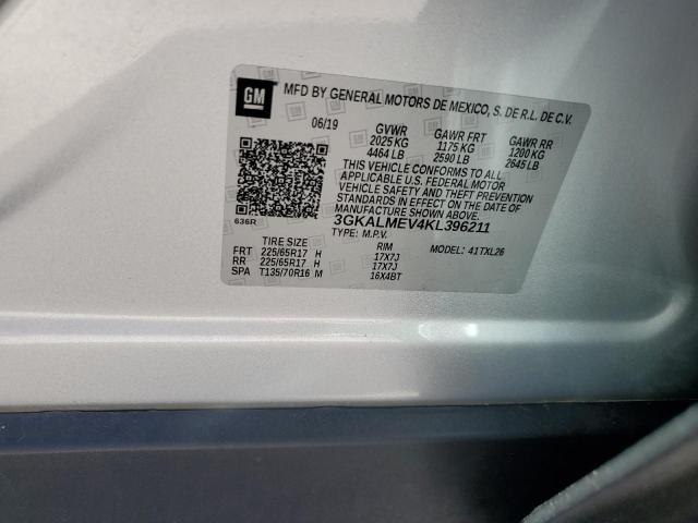 3GKALMEV4KL396211 GMC Terrain Sle
