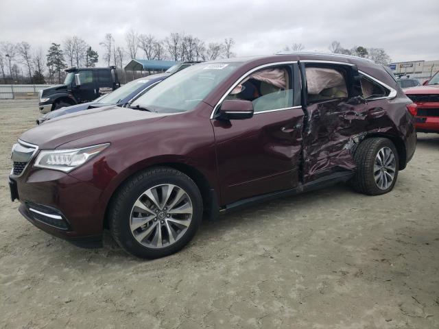 2016 Acura Mdx Technology მანქანა იყიდება აუქციონზე, vin: 5FRYD4H48GB019623, აუქციონის ნომერი: 44558664