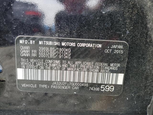 JA32U2FU7GU000498 Mitsubishi LANCER ES