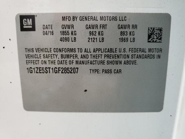 1G1ZE5ST1GF285207 Chevrolet MALIBU LT