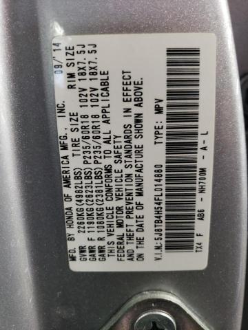 5J8TB4H54FL014880 Acura Rdx Technology