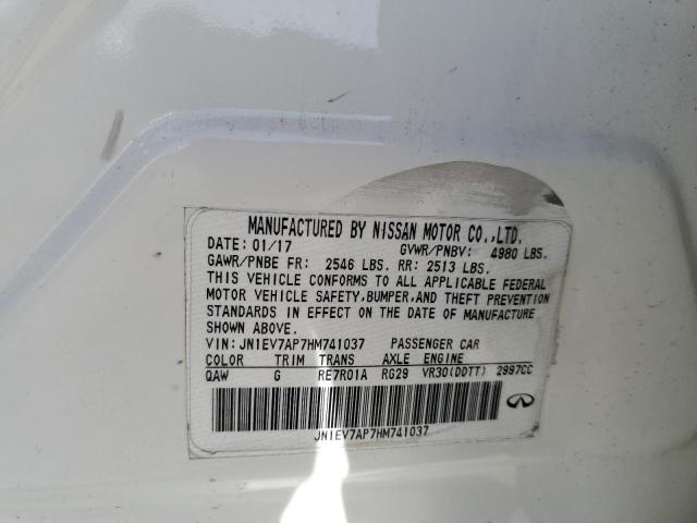 JN1EV7AP7HM741037 Infiniti Q50 Premium