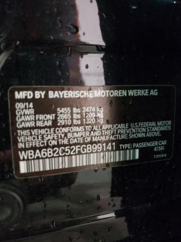 WBA6B2C52FGB99141 BMW 650 I Gran Coupe