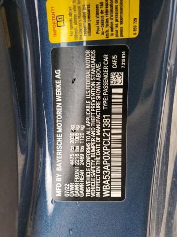 WBA53AP0XPCL21381 BMW 430I