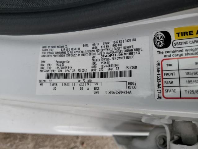 3FADP4TJ9HM158313 Ford FIESTA S