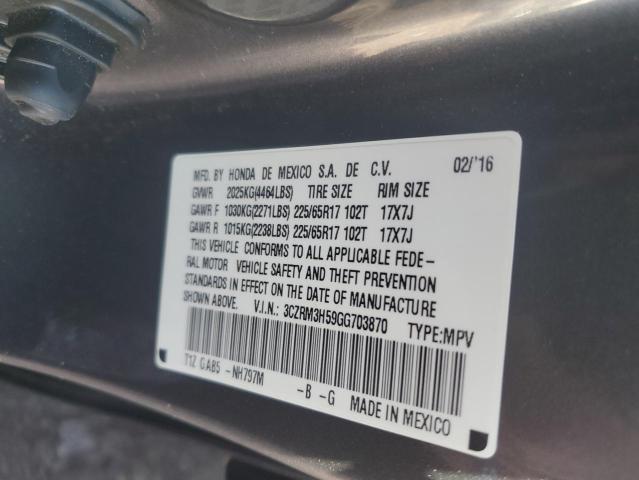 3CZRM3H59GG703870 Honda CR-V EX