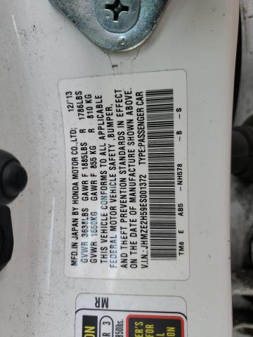 JHMZE2H59ES001372 Honda Insight Lx