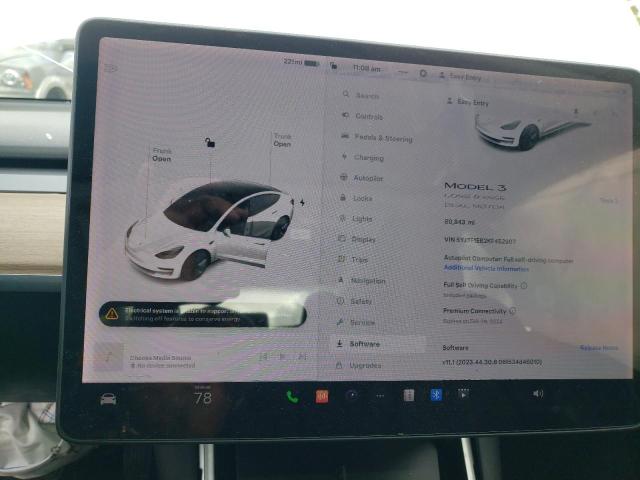 5YJ3E1EB2KF452907 Tesla MODEL 3