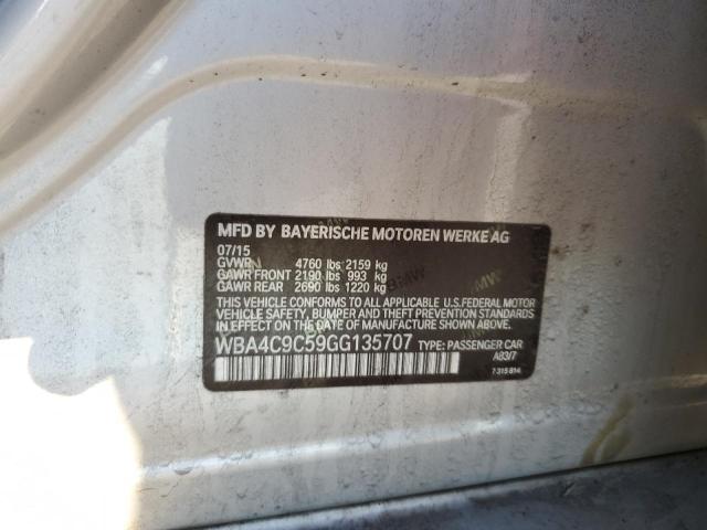 WBA4C9C59GG135707 BMW 428 Xi Gran Coupe Sulev