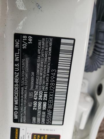 55SWF8EBXKU289943 Mercedes-Benz C 300 4matic