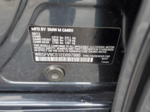 WBSFV9C51ED097886 BMW M5