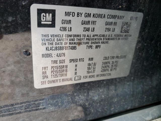 KL4CJBSB8FB174085 Buick Encore Convenience