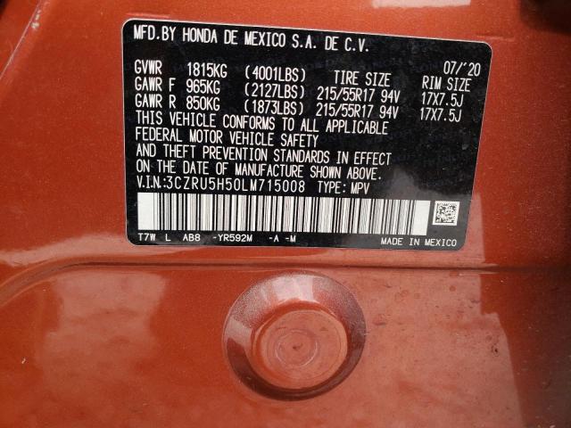 3CZRU5H50LM715008 Honda HR-V EX